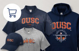 OUSC shirts, sweatshirts, hats, and official club apparel