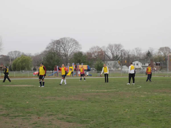 OUSC travel soccer player competing on the field